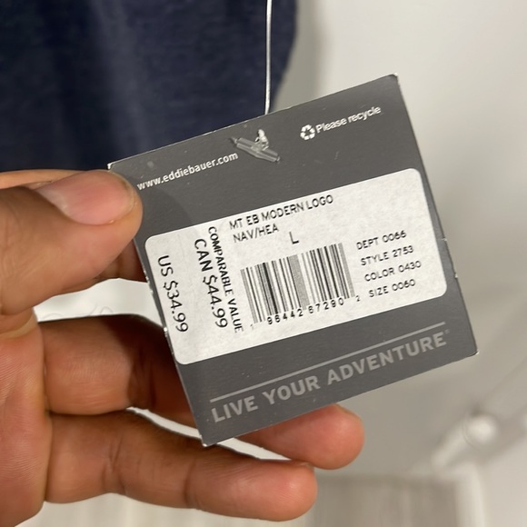 NWT! Eddie Bauer Logo Graphic T-Shirt - Picture 5 of 5